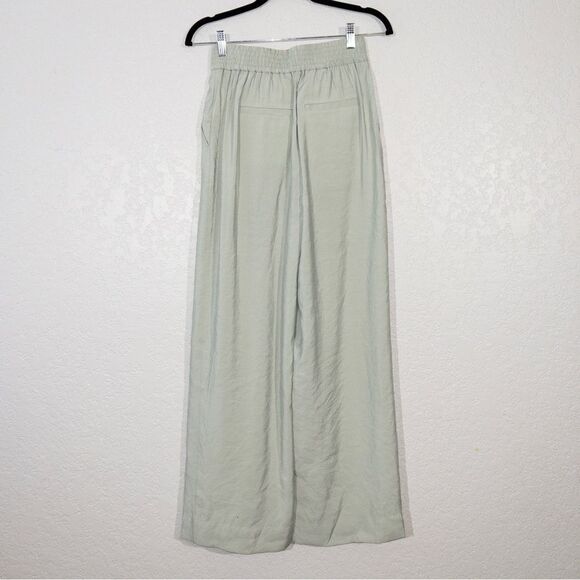 NWT Madewell Sage Mint Carley Softdrape Wide Leg Pants Size XXS - Picture 7 of 10
